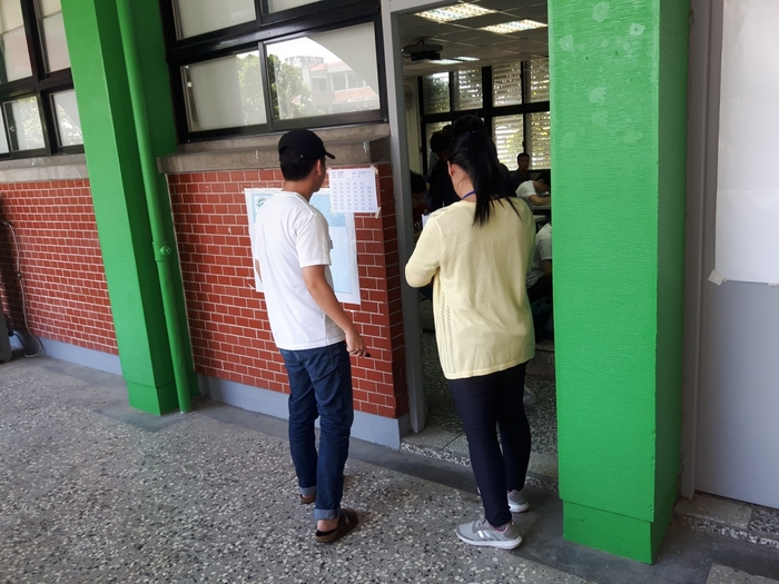 107年5月22日 106-2學期 士林校區多益測驗考試剪影圖片